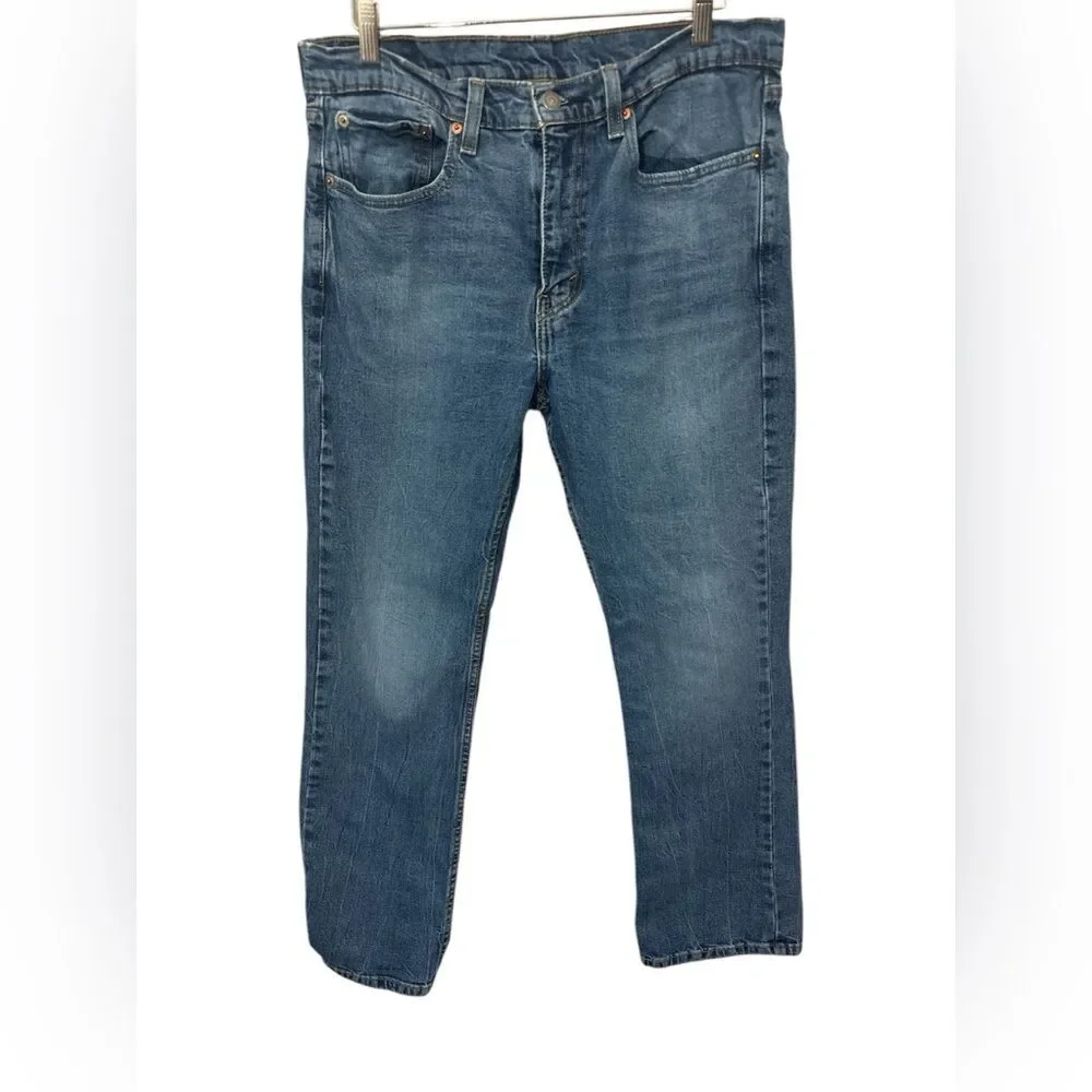 Levi's Jeans Mens 34x32 Blue 527 Bootcut Denim Classic Workwear